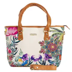 CHULA TULUM - CARTERA MODELO TANIA DISEÑO FLOR DE VERANO