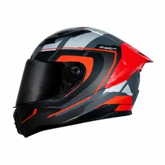LS2 - CASCO FF810 VIGO FOKUS ROJO VISOR OSCURO Y CERT. ECE-2206