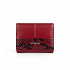 VALENCIA LEATHER - BILLETERA MONEDERO CON BROCHE DAMA VALENCIA