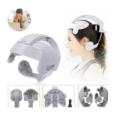 GENERICO - CASCO MASAJEADOR CABEZA CUELLO ViBRADOR ELECTRICO VERSATIL ELECTRICO