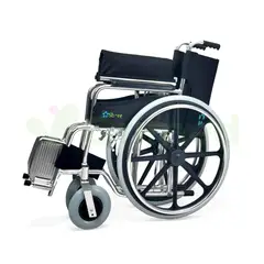 SHARE - SILLA DE RUEDAS DE ALUMINIO ESTÁNDAR NEGRO
