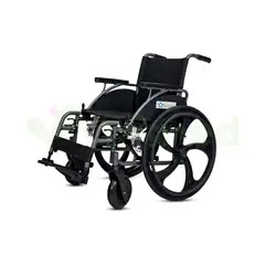 SHARE - SILLA DE RUEDAS DE ALUMINIO NEGRO DESMONTABLE