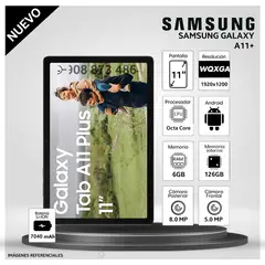 SAMSUNG - Tablet GALAXY TAB A11+ 6GB/128GB 11 Pulgadas - Graphite