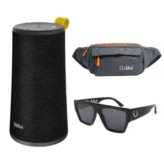 EARFUN - Parlante UBOOM 24W Negro + Lentes Gudshet Negro + Canguro Gudshet