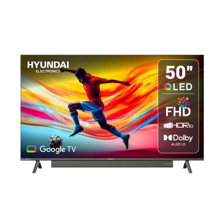 Televisor Qled 50 HYLED5029QFG + Soundbar integrado