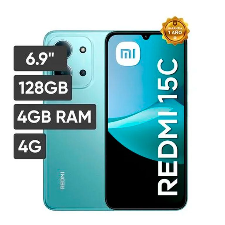 CELULAR REDMI 15C 4RAM 128GB VERDE