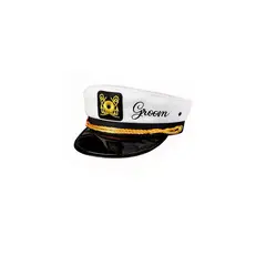 GENERICO - Sombrero gorro capitán novio despedida de soltero groom