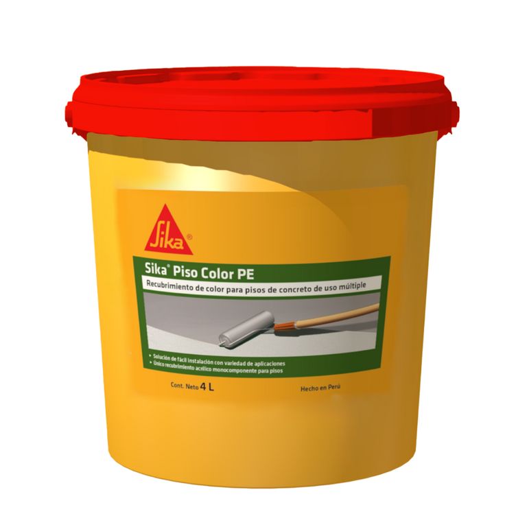 Pintura acrílica para pisos Sika® Piso Color x 4 Lt