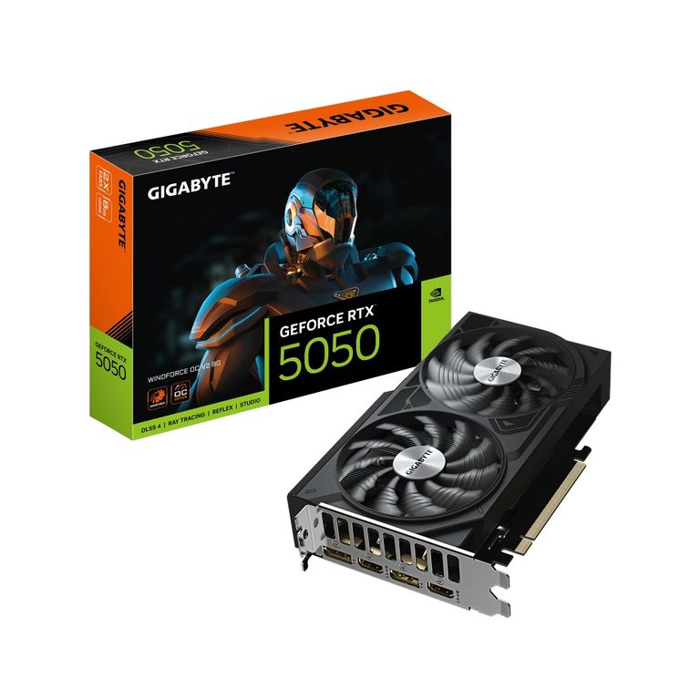 Tarjeta de Video GeForce RTX 5050 WindForce OC V2 8GB GDDR6 PCI Express 5.0