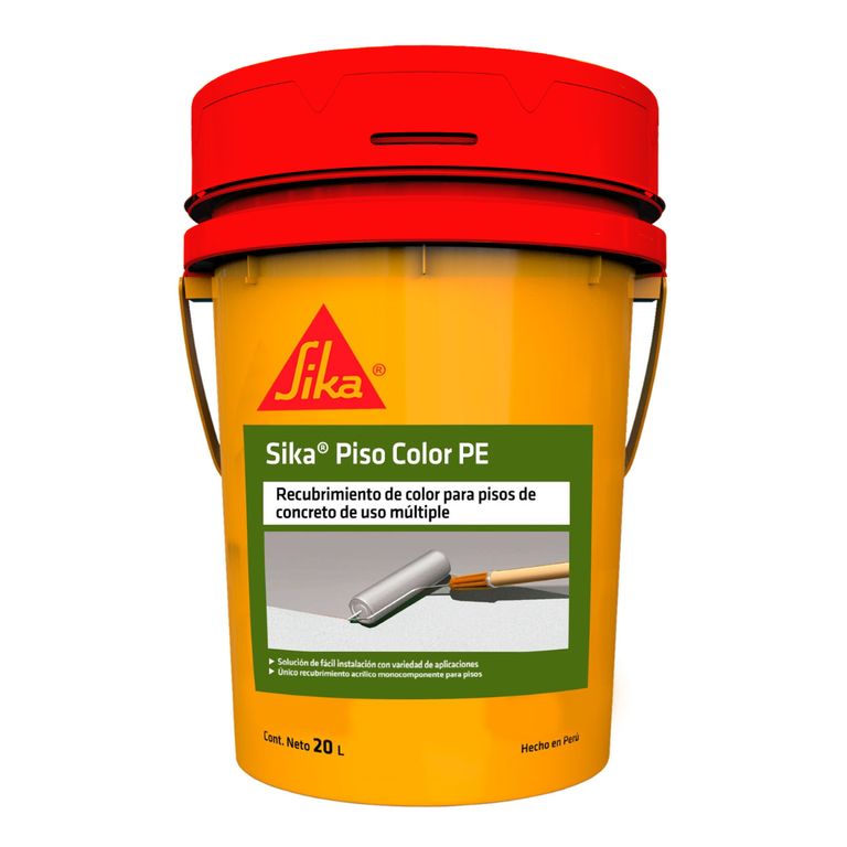 Pintura acrílica para pisos Sika® Piso Color x 20 Lt