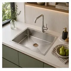 MAGIC - LAVADERO PREMIUM PESADO DE COCINA 50x40 Satinado - Acero Inoxidable