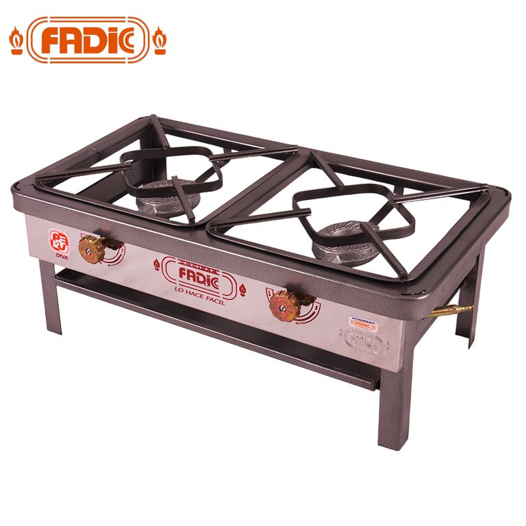 Cocina de Mesa Semi Industrial 2 Hornillas N°3 FSI02-50