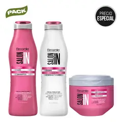 Salon In - Liss Control Shampoo Acondicionador 300ml y Mascarilla 300g SALONIN