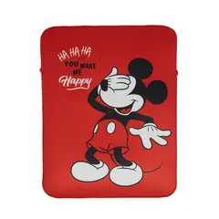 DISNEY CLASICOS - Funda Reversible Porta Laptop Rojo Mickey Mouse