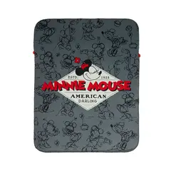 DISNEY CLASICOS - Funda Reversible Porta Laptop Gris Minnie Mouse
