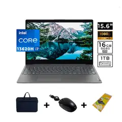 LENOVO - LAPTOP V15 G5 IRL, INTEL CORE I7-13620H, 16GB DDR5, 1TB SSD, PANTALLA 15.6 FHD