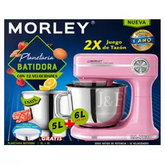 MORLEY - Batidora Planetaria de 3000W Rosado