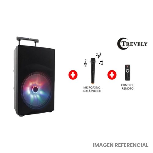 Parlante Profesional Recargable TA-1584 de 15 con Trípode y Bluetooth