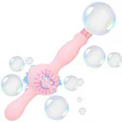 GENERICO - Maquina de Burbujas de Humo Varita Mágica Rosado