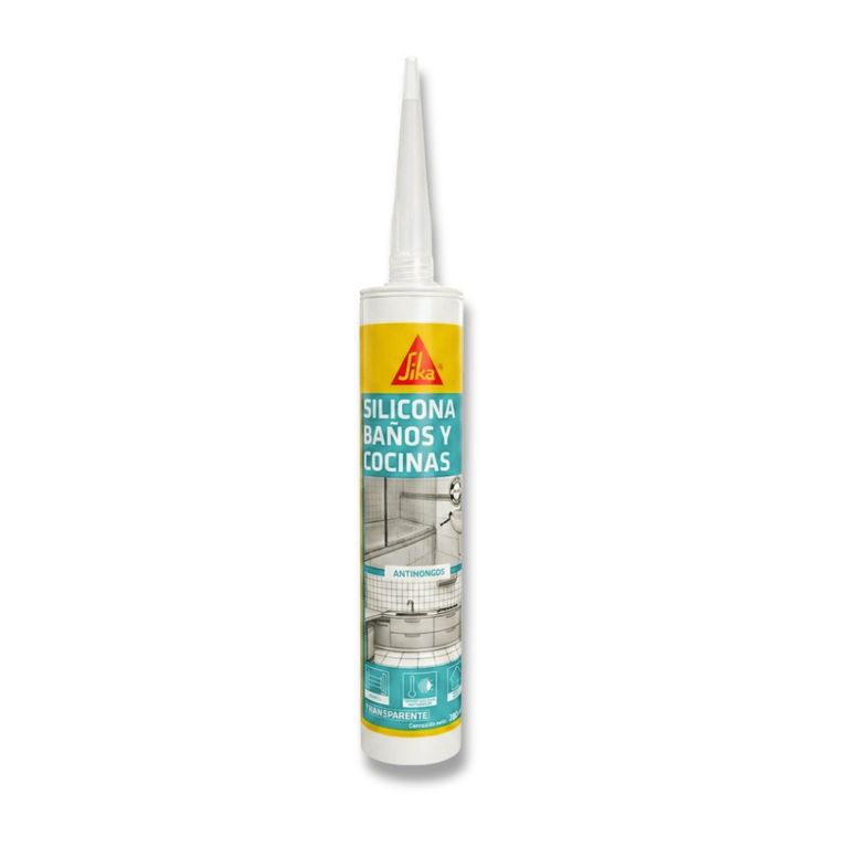 Sellador de Silicona con fungicida para baños y cocinas-SikaSeal®-133 Blanco