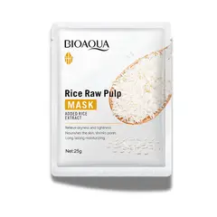 BIOAQUA - Mascarilla Facial Rice Raw Pulp 25g Reduce Poros