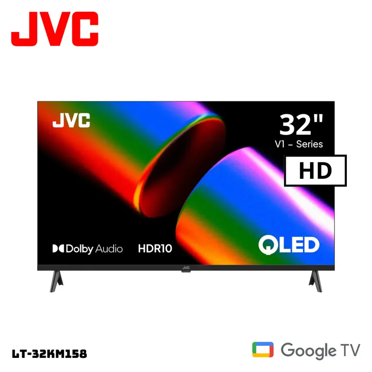 TELEVISOR JVC 32 QLED SMART TV GOOGLE TV HD - LT-32KM1584