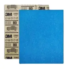 3M - 338U LIJAS BLUE GRANO 80 -PACK X25 UNIDADES