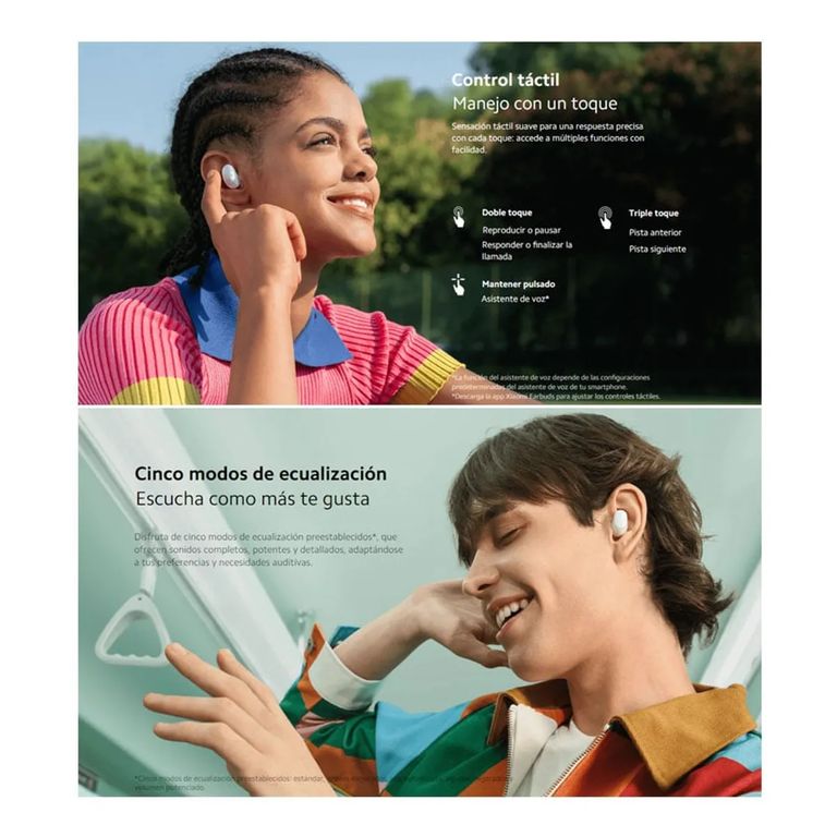 Audífonos Inalámbricos Xiaomi Buds 6 Play -ROSADO