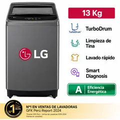 LG - Lavadora 13 KG WT13BVTB Negro