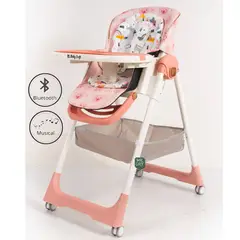 GENERICO - Silla de Comer Regulable NUBE Rosado