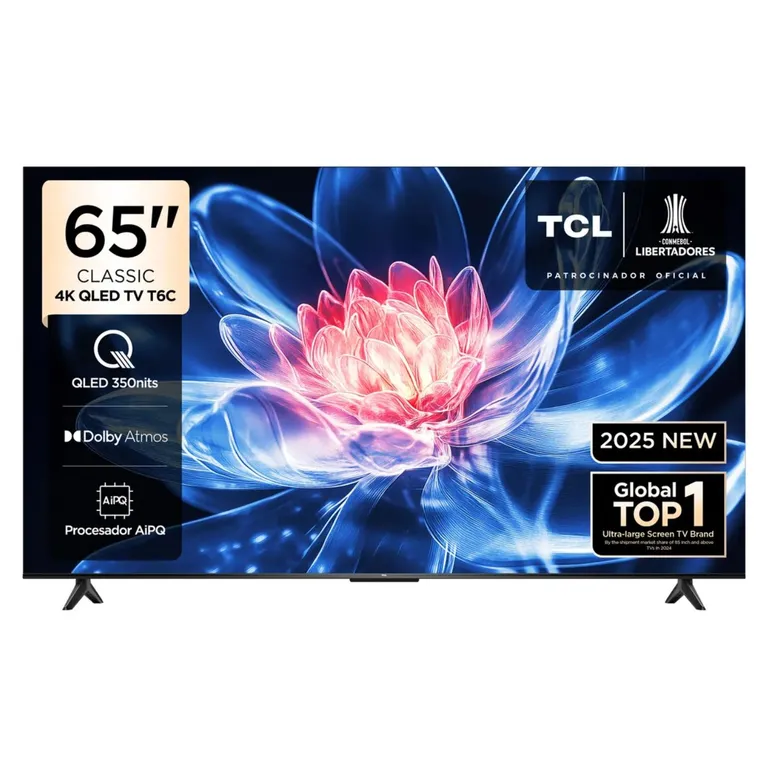 Televisor Smart TV 65'' UHD 4K QLED GoogleTV 65T6C 2025