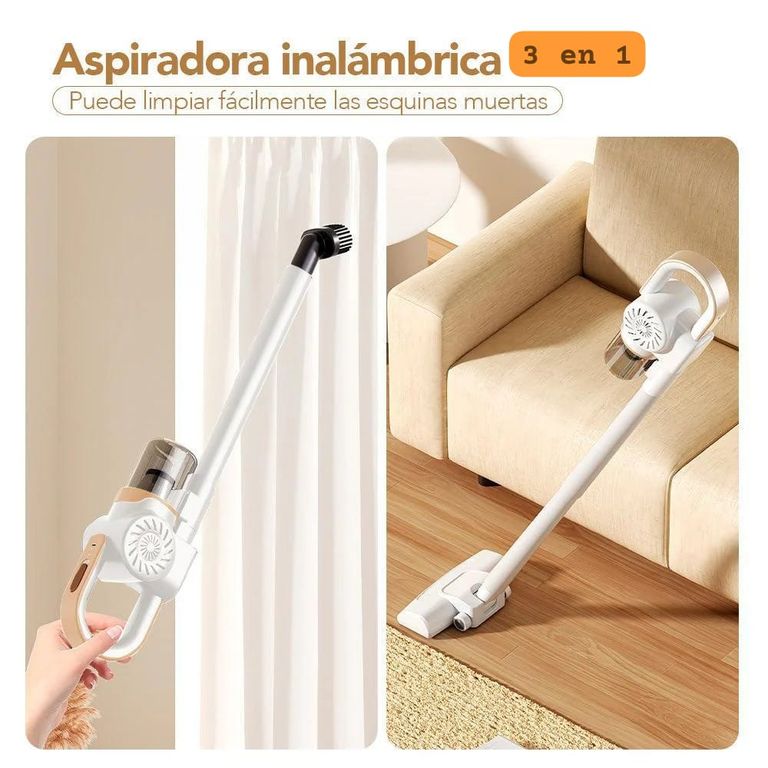 Aspiradora de Mano Portátil 3 en 1 Anti ácaros Multifuncional
