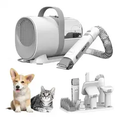 U BUY - Kit De Aseo 7 En 1 Maquina Cortapelo Aspiradora Perros Gatos