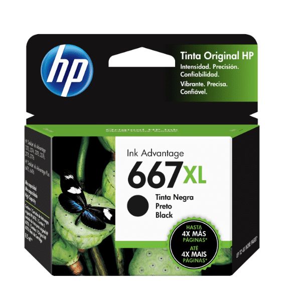 TINTA 3YM81AL (667XL) BLACK (DJ 2775 / 4175)