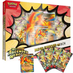 POKEMON - Cartas TCG Ascended Heroes - Mega Emboar Cards Set Español