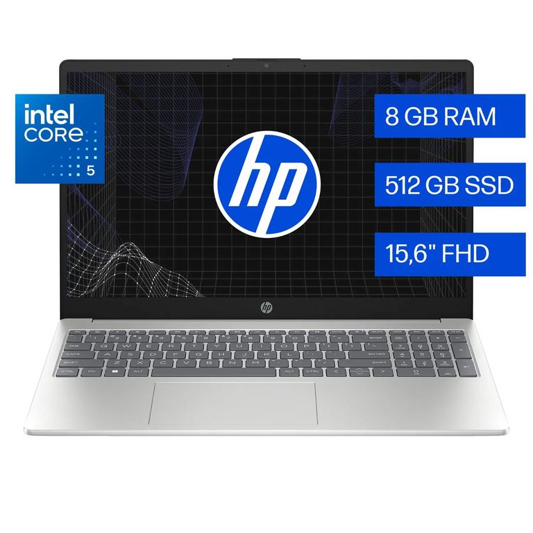Laptop Core 5 8GB RAM 512GB SSD 15.6 FHD Windows11 - 15-FD0350LA