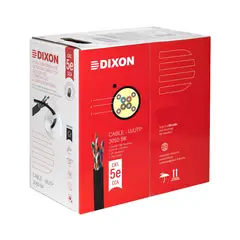 DIXON - Cable UTP Cat. 5e Negro 3050BK-RLL x Rollo