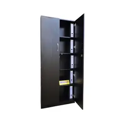 TEMEL - Armario para Oficina Wengue 191 cm - Mueble para Archivadores