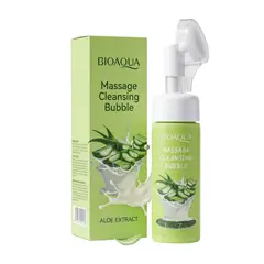BIOAQUA - Massage Cleansing Bubble Aloe Vera 150ml Elimina Impurezas