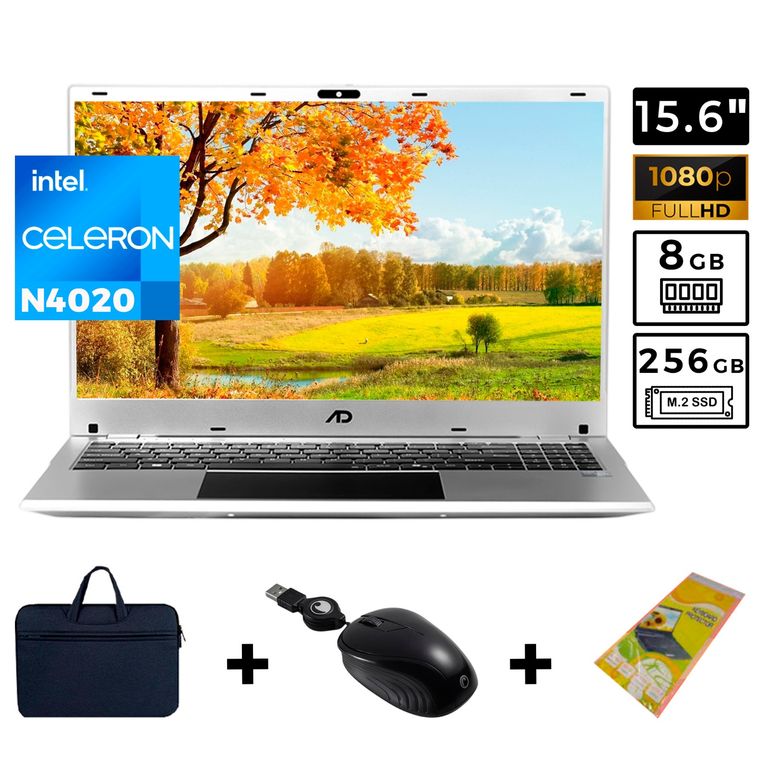 Laptop NV9855 Celeron N4020 8GB 256GB SSD 15.6