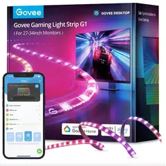 GOVEE - Tira de luz LED inteligente Gaming Monitor G1 para monitores de 27 a 34 pulgadas.
