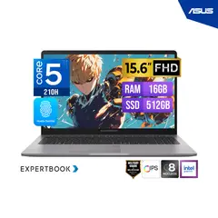 ASUS - LAPTOP EXPERTBOOK P1503CVA-S72381 15.6" FHD IPS Core 5 4.8GHz 16GB DDR5 512GB