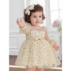 GENERICO - VESTIDO PARA NIÑA DE BAUTIZO