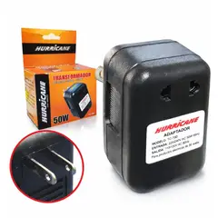 HURRICANE - Convertidor Transformador 220V a 110V AC 50W para Equipos de Bajo Consumo