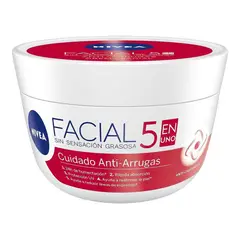 Nivea - Crema Hidratante Facial 5 en 1 Cuidado Antiarrugas 100ml