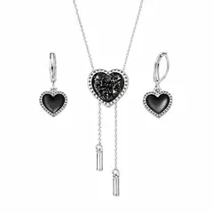 Esika - Set Collar + Aretes Shining Heart