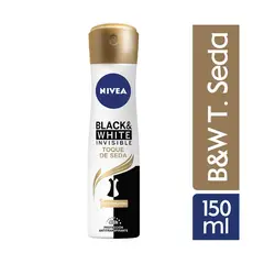 Nivea - Deo Fem Black White Invisible Toque De Seda 150ml