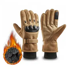 GENERICO - Guantes de invierno - protección de goma con terciopelo, dedo táctil - outdoor