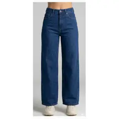 GENERICO - PANTALON JEAN WIDE LEG PARA MUJER