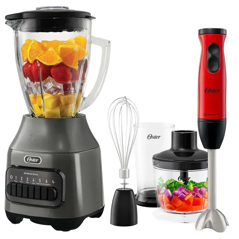 Combo Licuadora BLSTPEG-GPB 1.5 Litros + Batidora De Inmersión FPSTHB460A